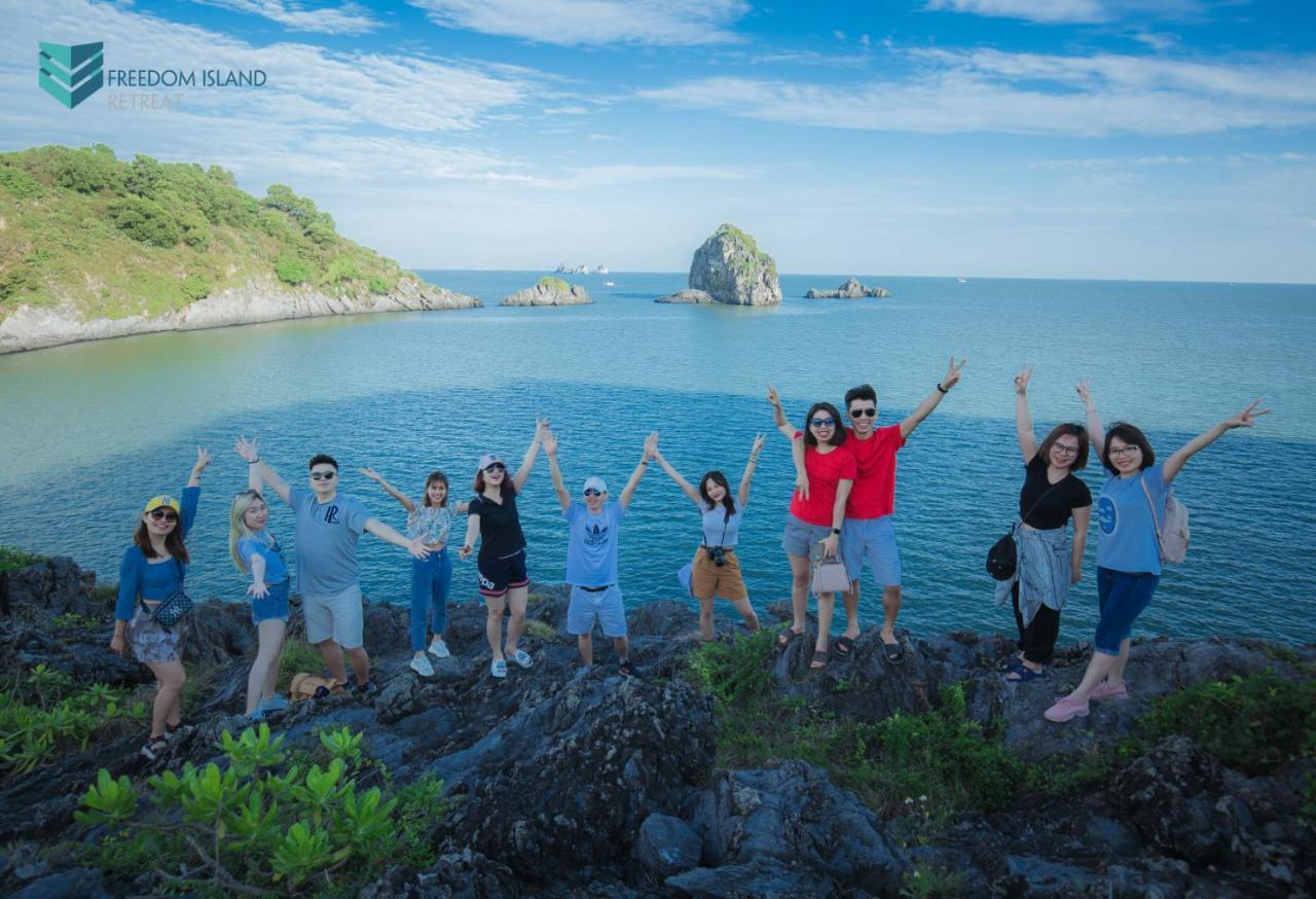 Catba Freedom Island Retreat Hostel Xuan Dam ภายนอก รูปภาพ